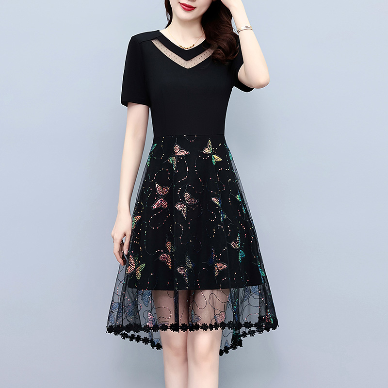 1773121143062_njQEaj.jpg Plus Size Embroidered A-Line Short Sleeve Dress Summer